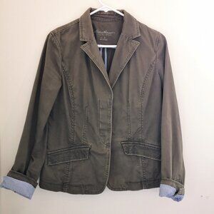 Eddie Bauer Women Cotton Blazer Size 8
